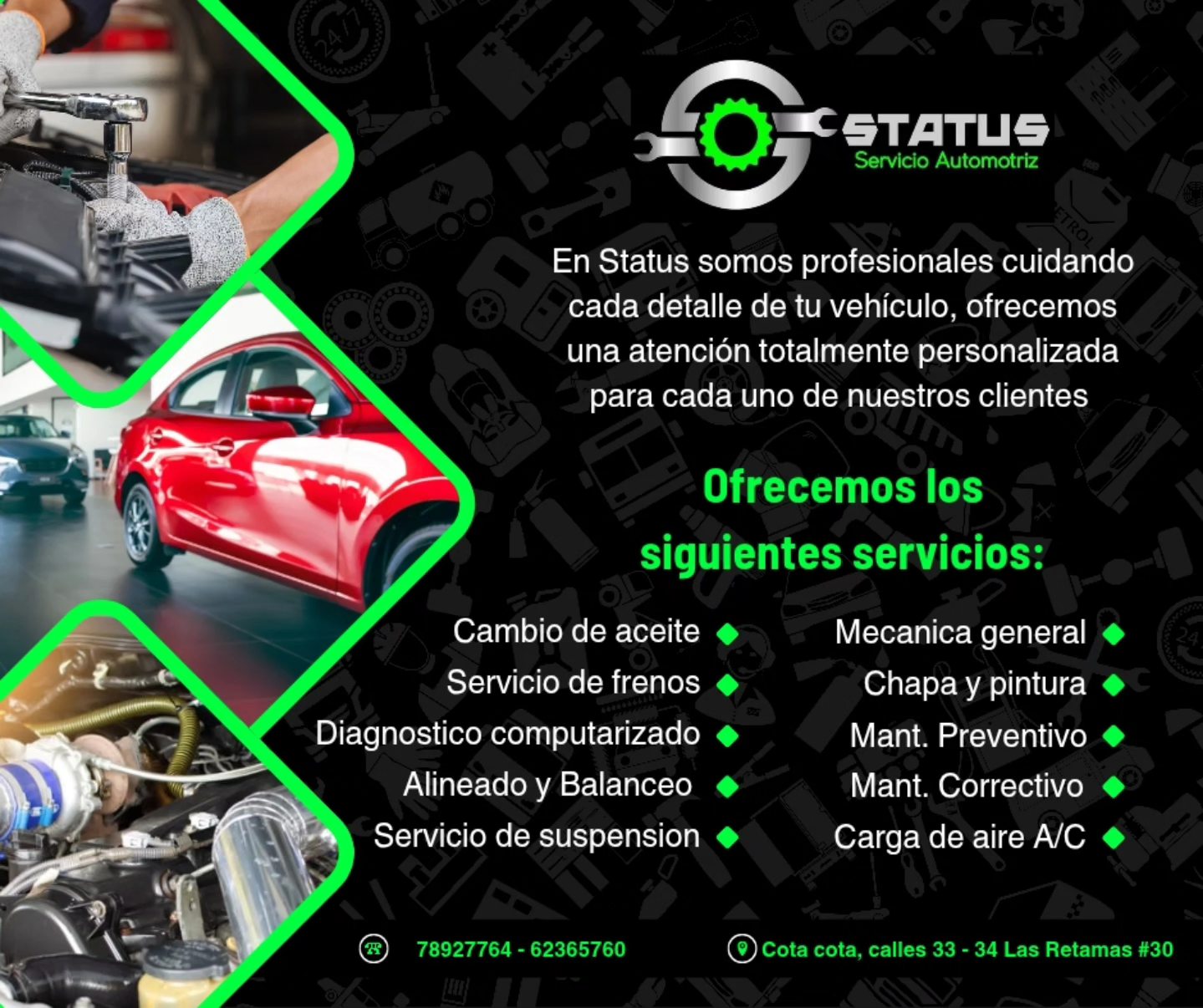 Status - Servicio Automotriz | La Paz