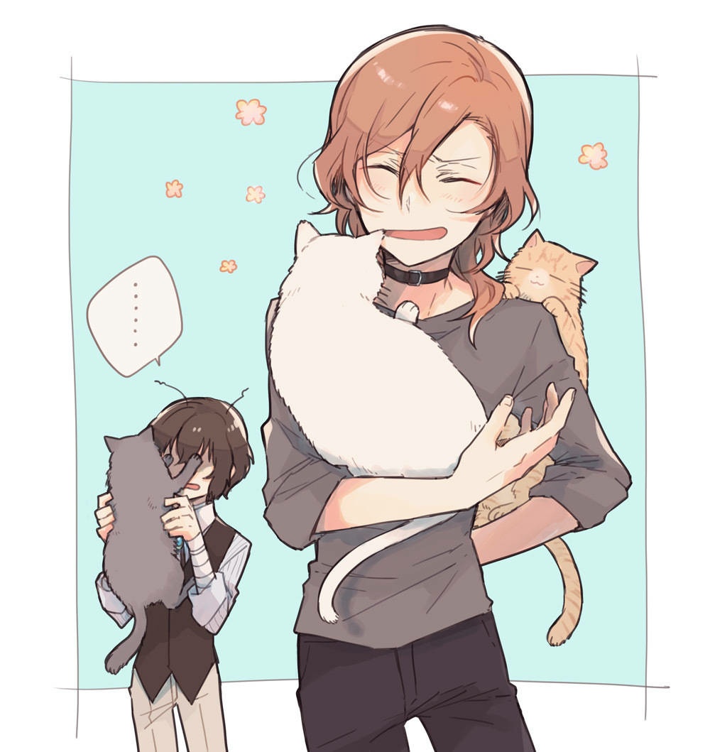 我和動漫の日常 - #文豪野犬 #中太 這過分可愛了！ Pixiv ID：28107507 | Facebook