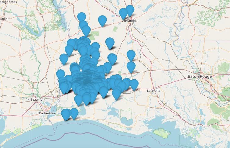 BDA - Here’s a map of our 2024 job map. 718 inspections in the books ...
