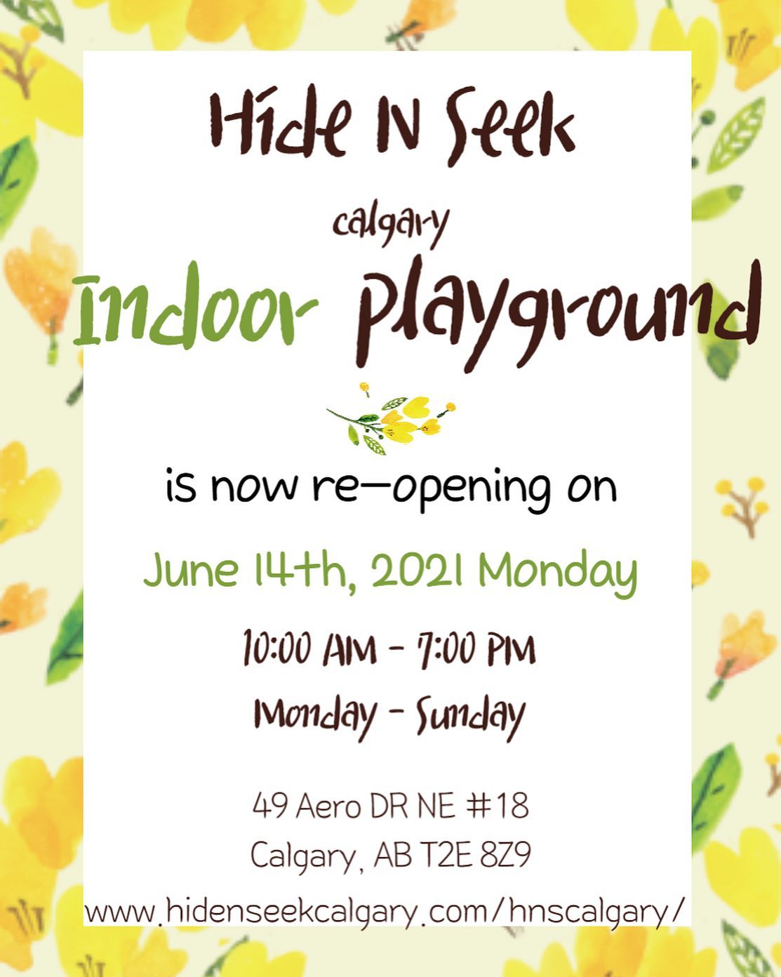 Hide N Seek Indoor Playground Calgary - Hello hello everyone!!!! Just ...