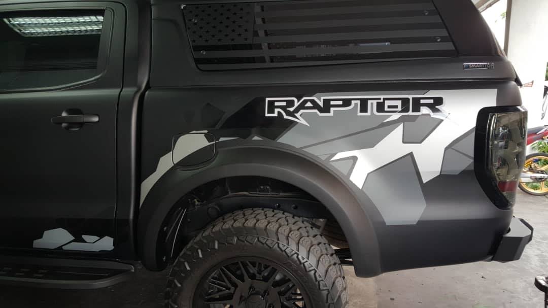 Custom raptor decal crafted...... - Prodesign Vehicle Wrap