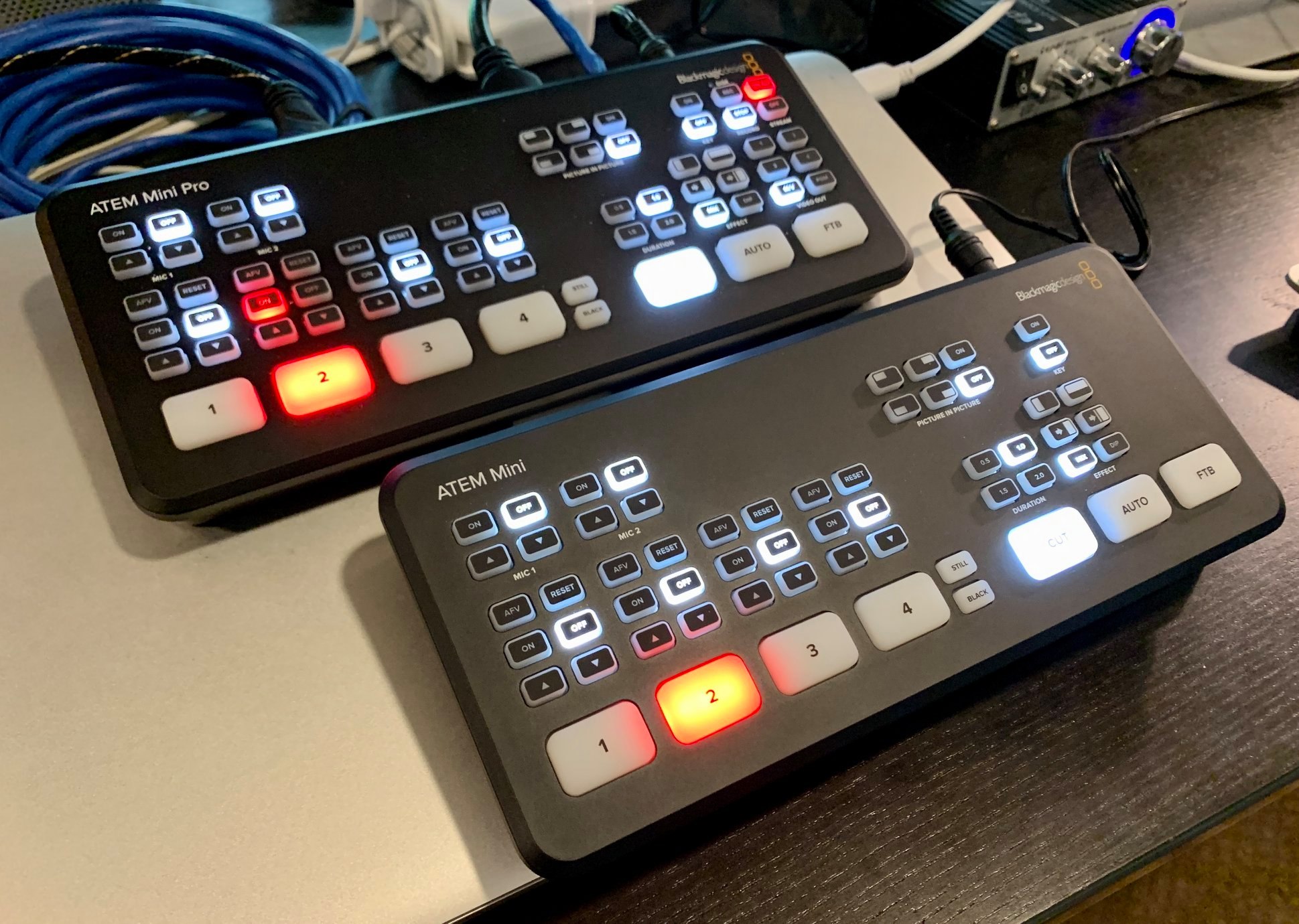 The ATEM Mini and the ATEM Mini... - Distance learning studio