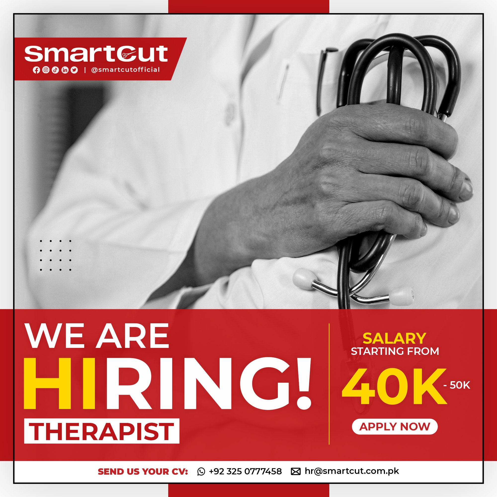 Smartcut - We are hiring a Therapist! Get the opportunity to become ...