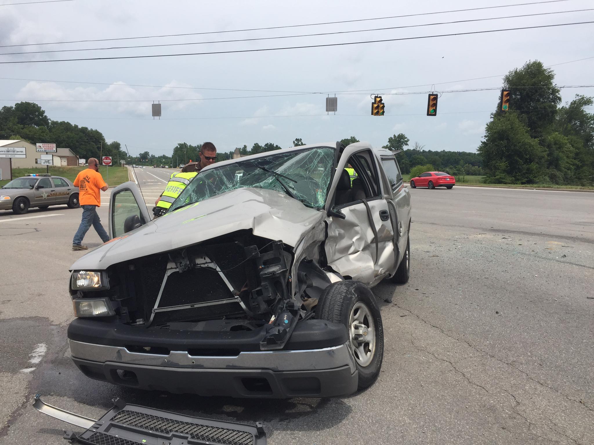 Sgt. - Warrick: Driver of this truck received minor injuries after ...