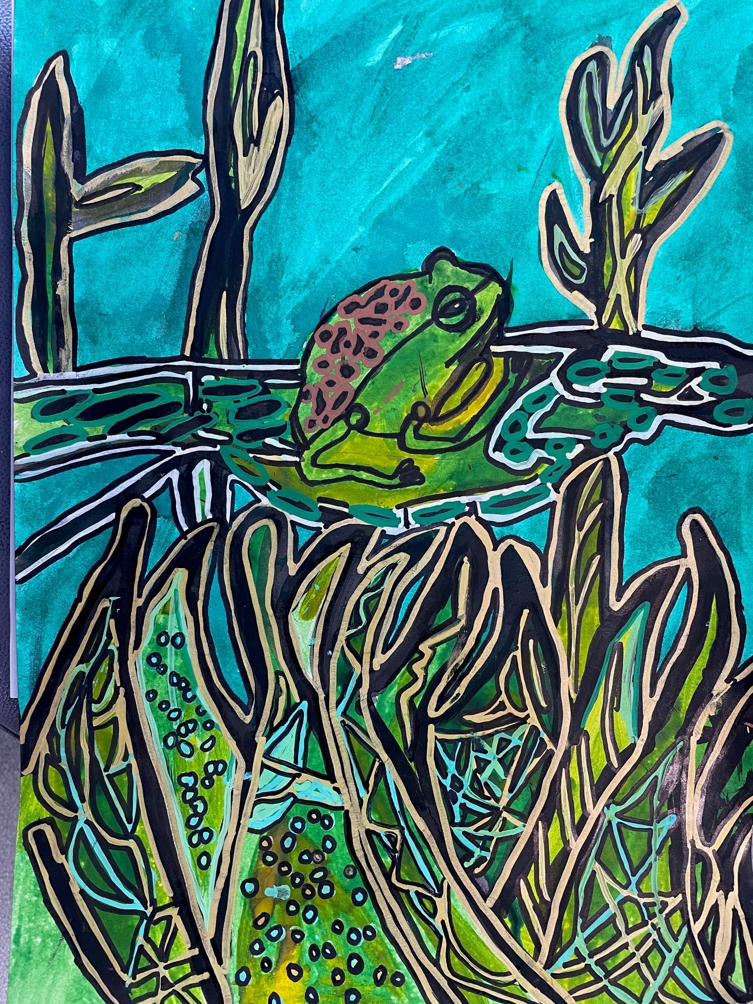 Australian - A small frog with a big problem, Ari, Age 9 I chose the ...