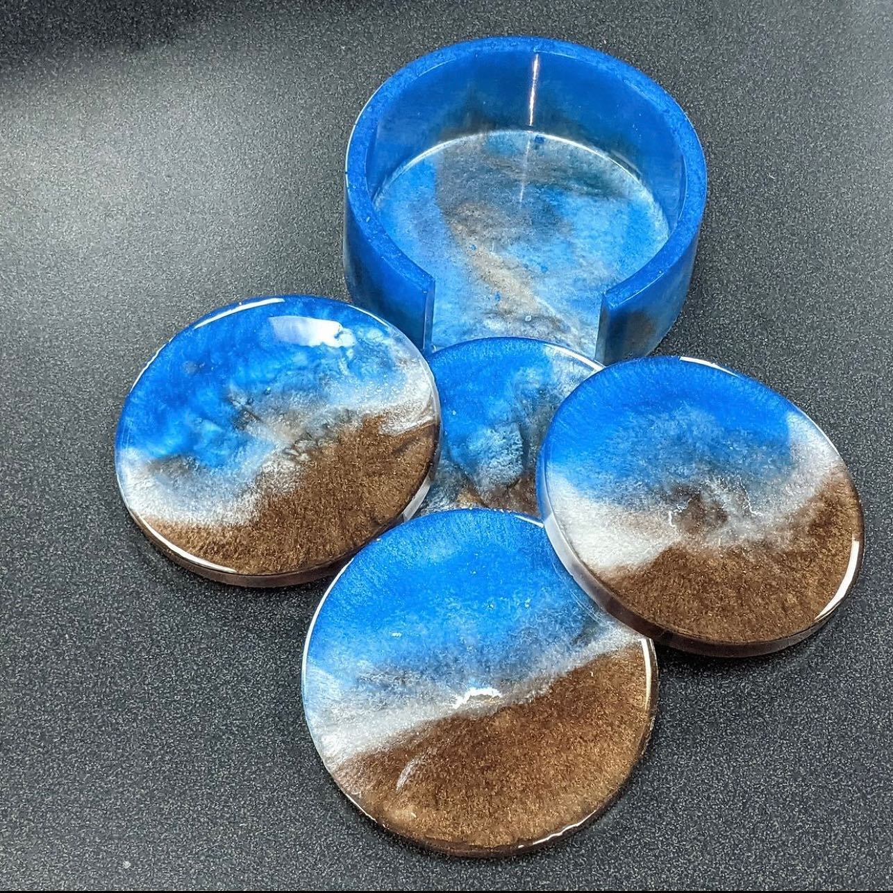 Magic Resin - 💎 Amazing coasters set! 🥰😬 Well done! 😍 🙌🏼...