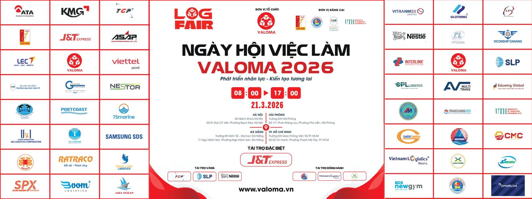 Hiệp - Ngày hội Việc làm VALOMA LogFair 2026 đang thu hút sự tham gia ...
