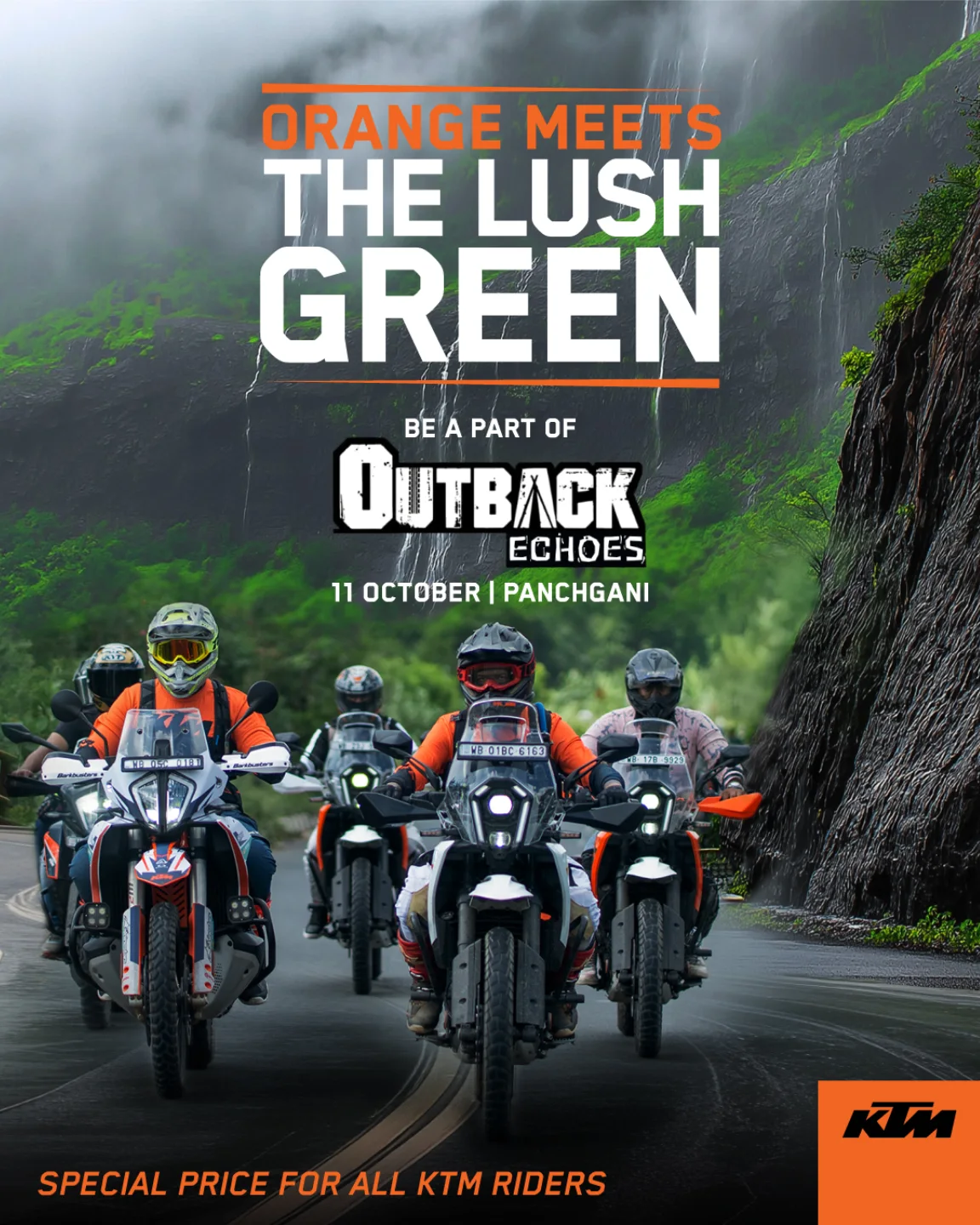 KTM - Rains out, rides on! The Orange Army is heading to The Outback ...
