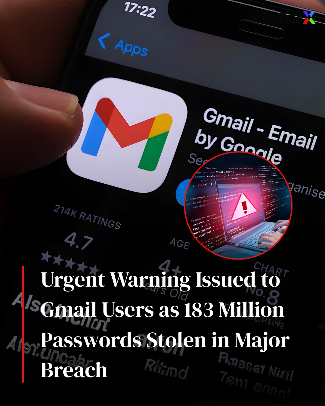 The Mix - A major security scare is hitting Gmail users as over 183 ...