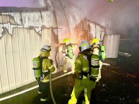 SHED FIRE | 4 RFS appliances... - NSW RFS - Shoalhaven | Facebook