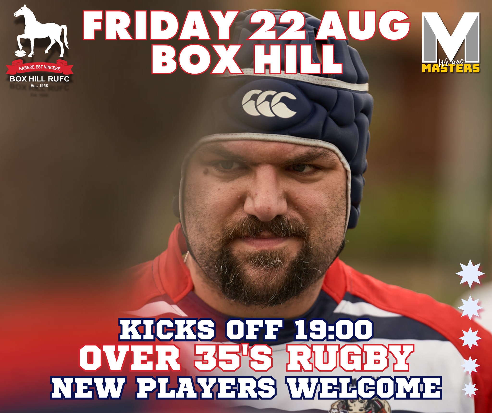 The Masters are back at the Stables... - Vic Masters Rugby | Facebook