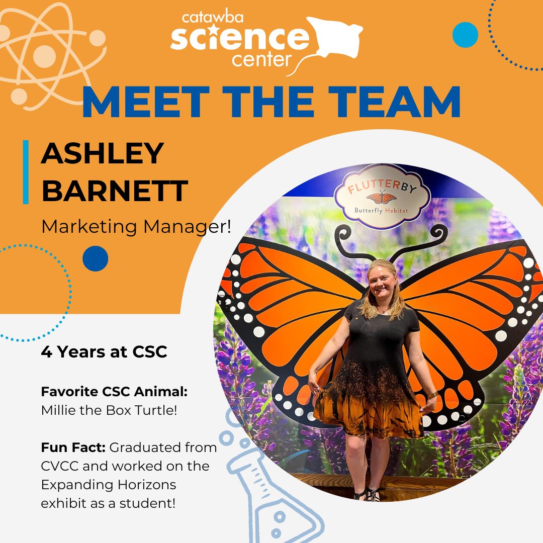 Meet the Team: Marketing... - Catawba Science Center | Facebook