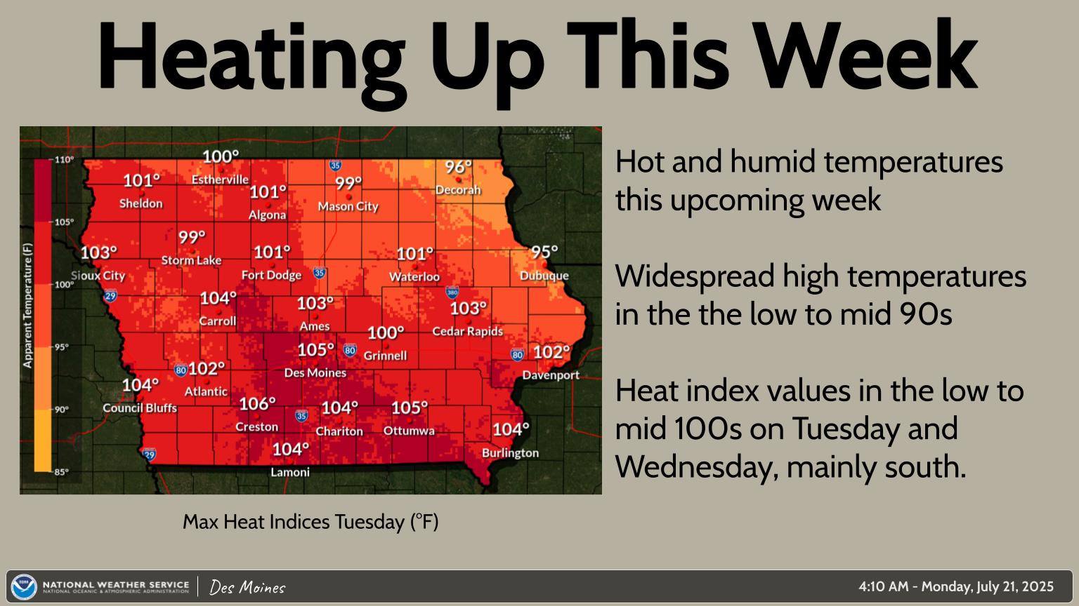 US National... - US National Weather Service Des Moines Iowa