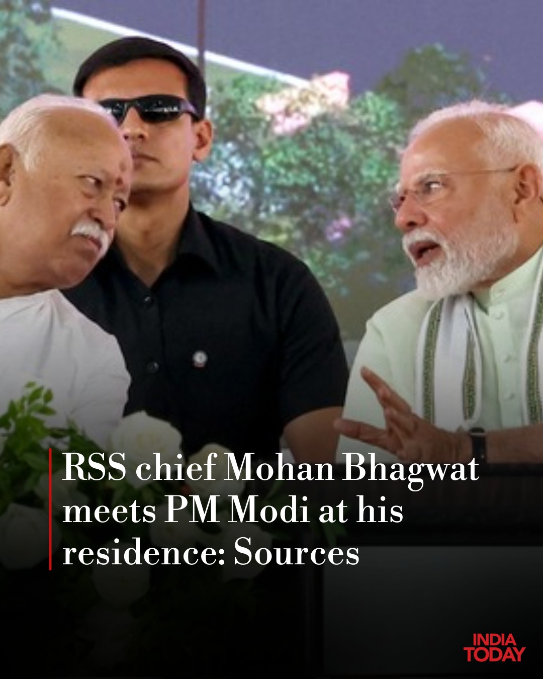 India - Rashtriya Swayamsevak Sangh (RSS) chief Mohan Bhagwat met Prime ...