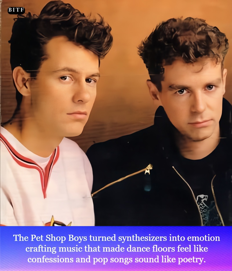 Throwback to Chrissie & Neil Tennant (Pet Shop Boys) in the studio
