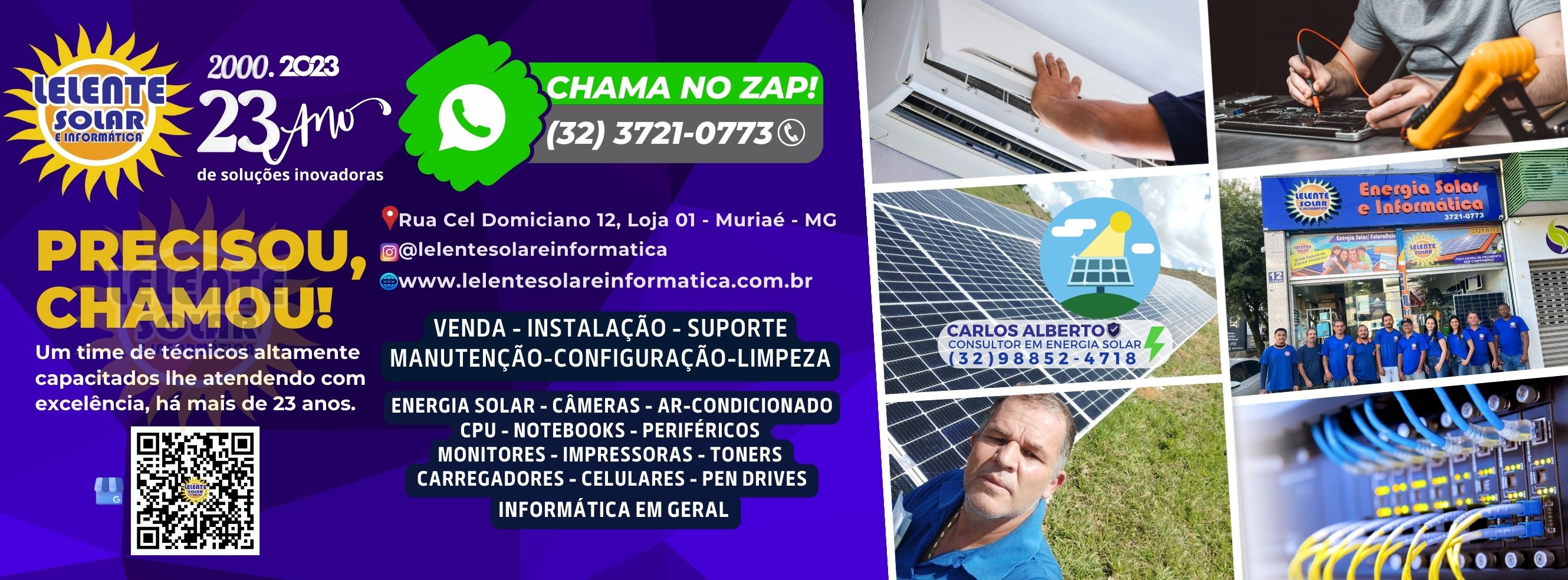 Lelente Solar e Informática | Muriaé MG