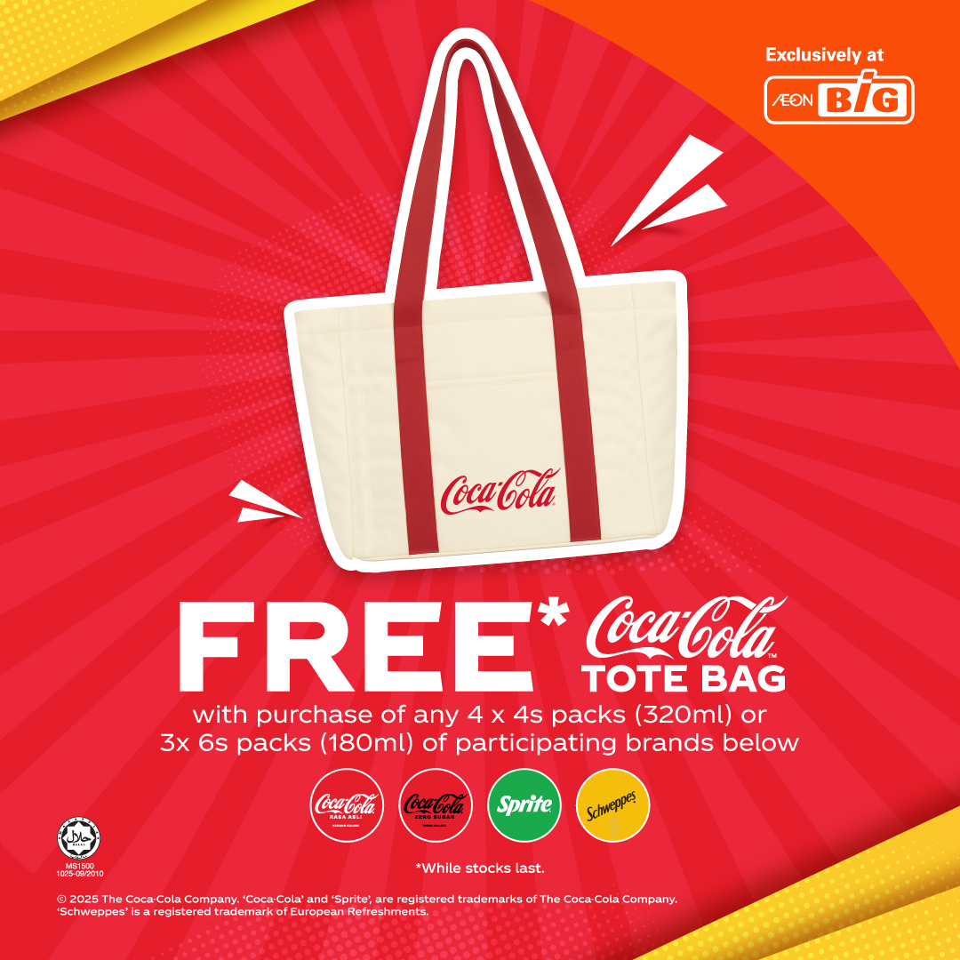 🎉 Carry your favorites in style! 🎉 Get a FREE Coca-Cola Tote Bag