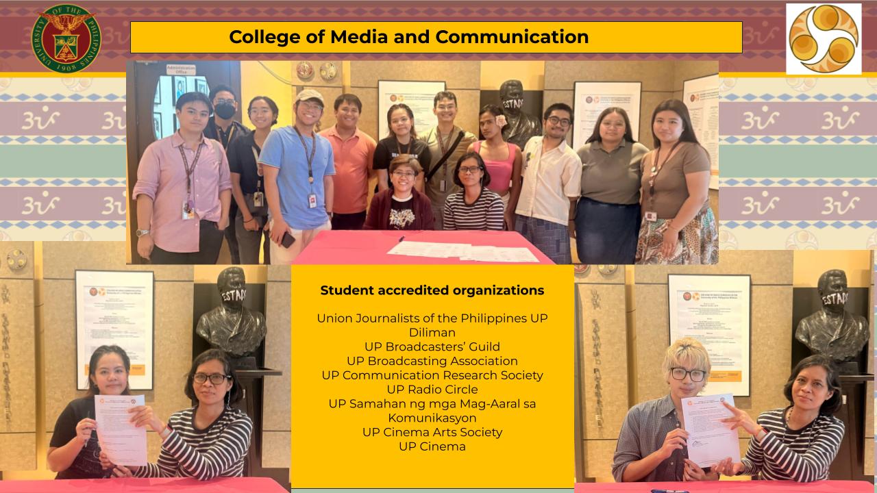 Congratulations to... - UP College of Media and Communication | Facebook
