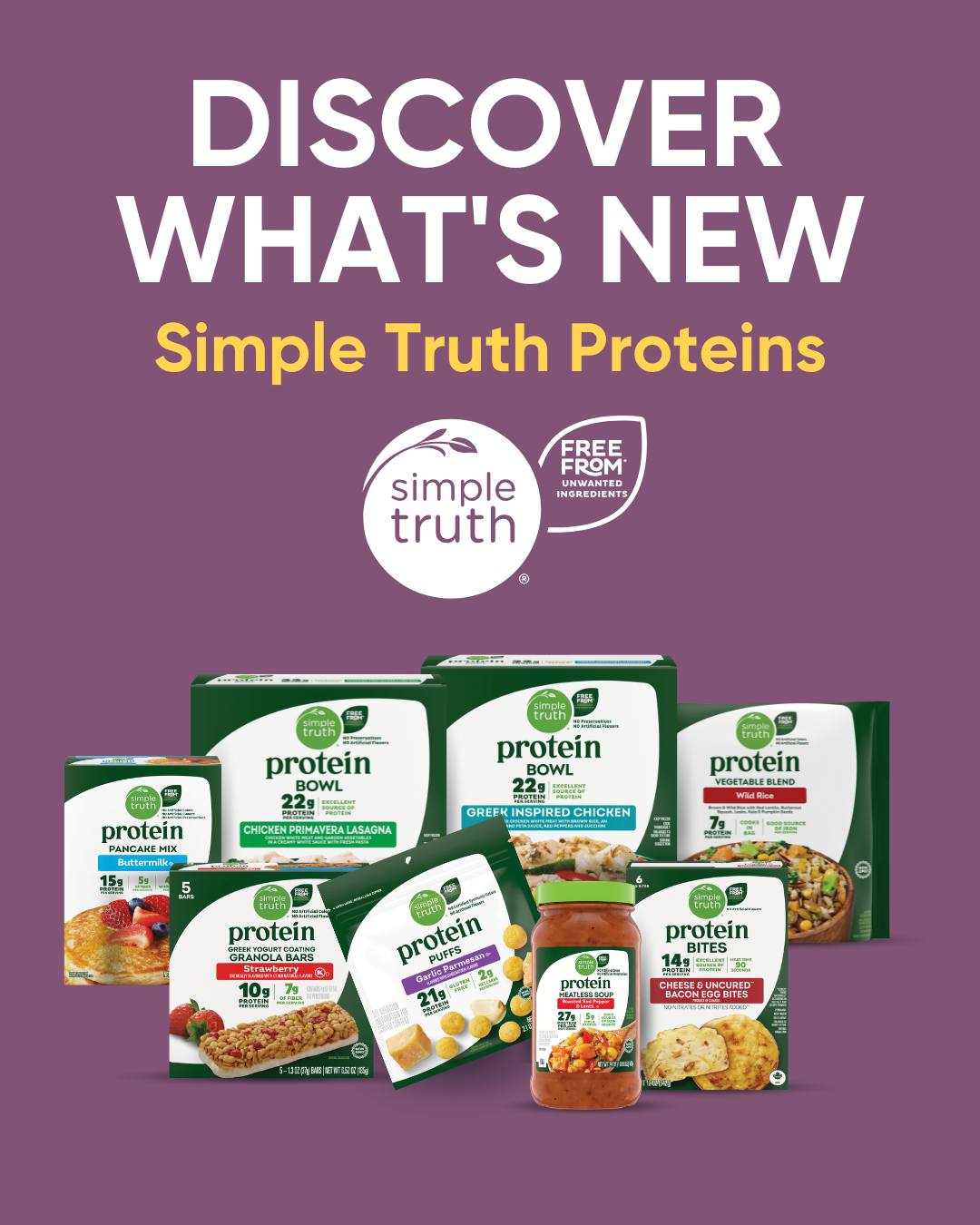 Ruler - 💪 Fuel Up with Simple Truth Protein — at Ruler Foods! 💪 Looking ...