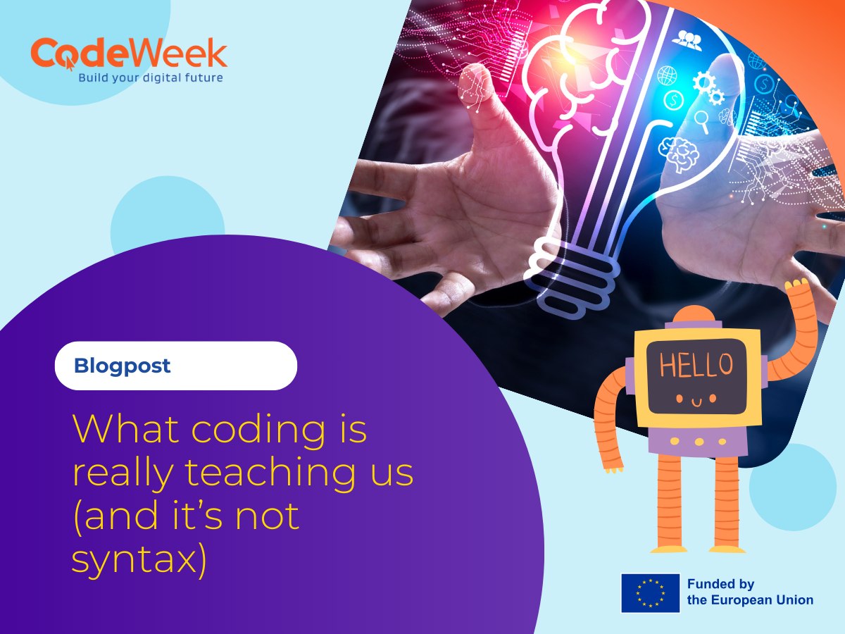 EU - In 2026, coding is much more than typing lines of code. It teaches ...