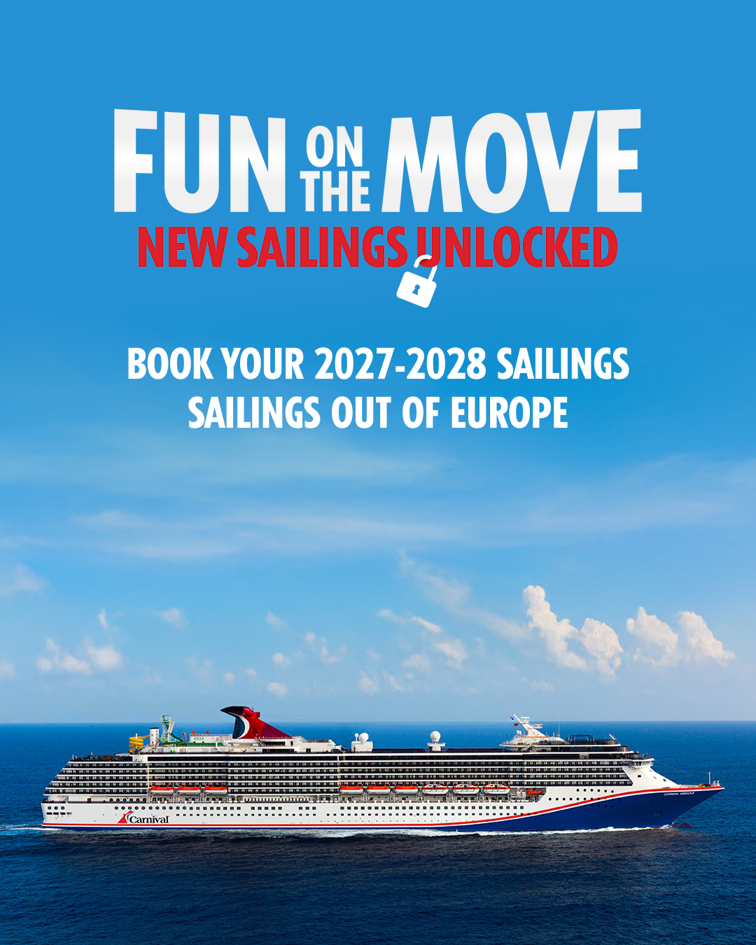Carnival - Carnival Miracle is on the move to Europe 🛳️ She’ll kick off ...