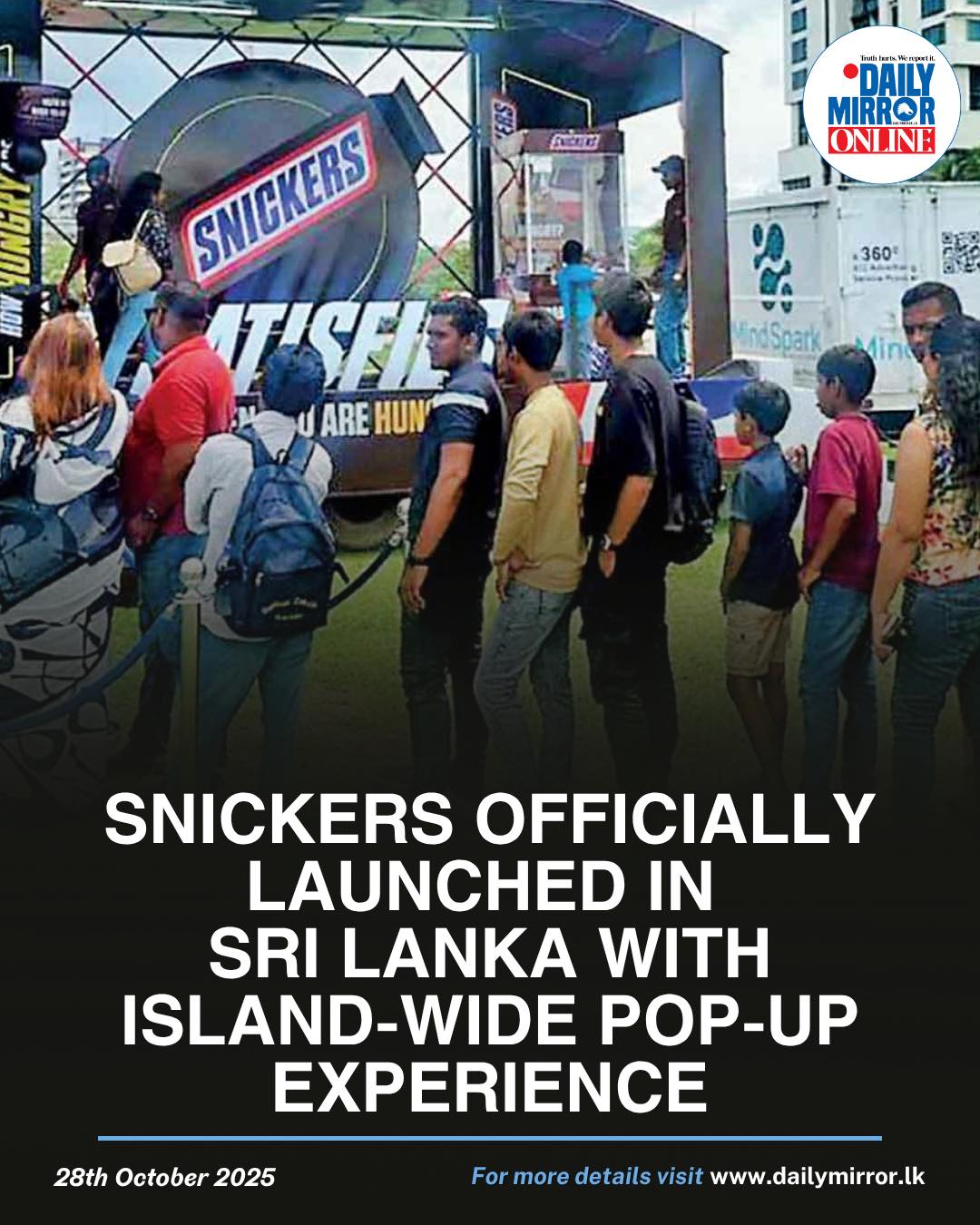 Daily - Global chocolate brand Snickers has introduced a two-week ...