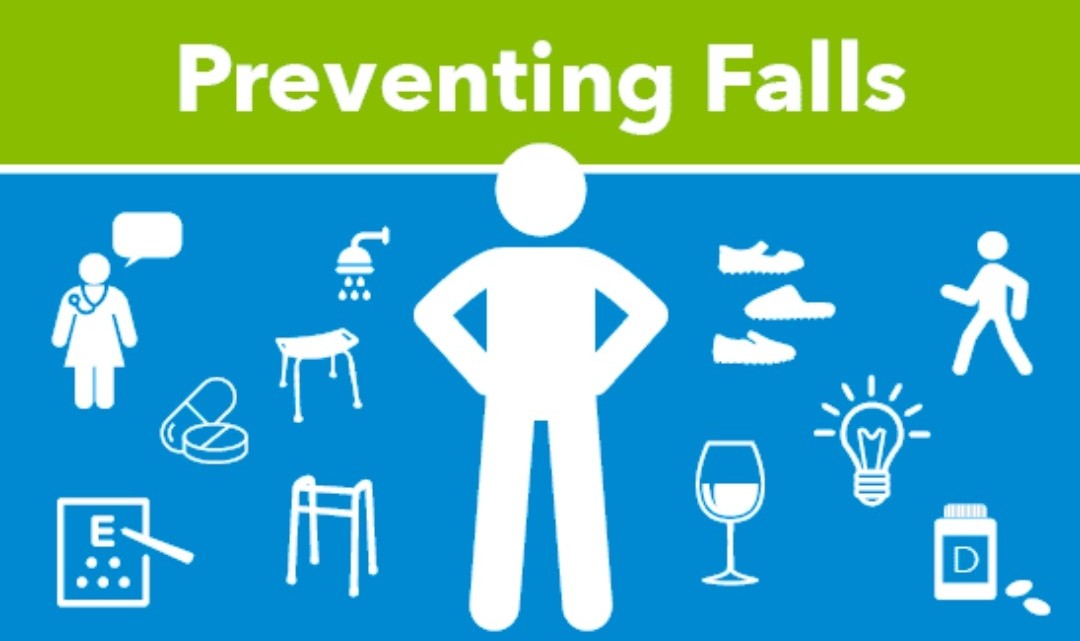 Age - TOP TIPS FOR FALL PREVENTION At home: 🔹 Remove trip hazards. 🔹 ...