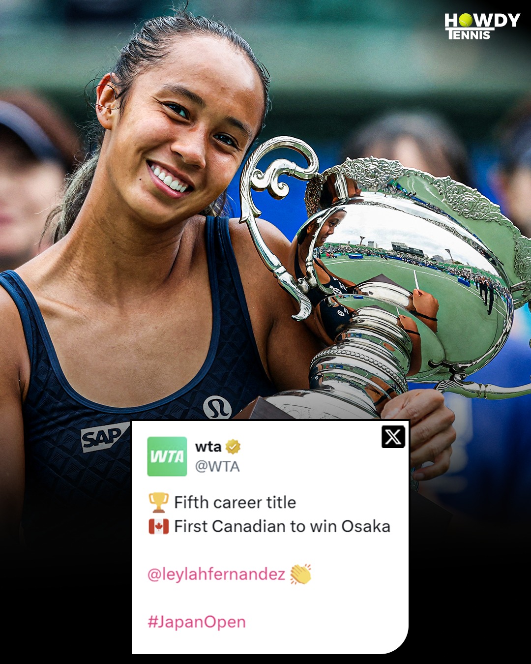 First Canadian to win Osaka title at Japan Open