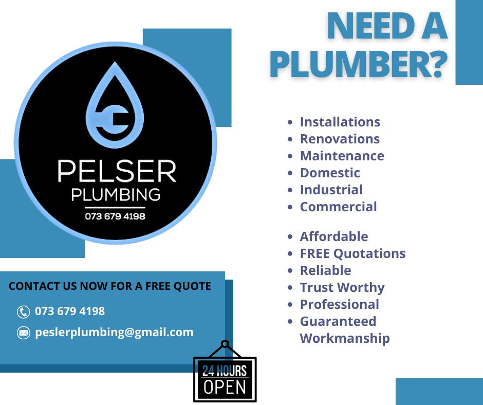 🚰 Pelser Plumbing: Your Go-To... - Pelser Plumbing Pty Ltd | Facebook