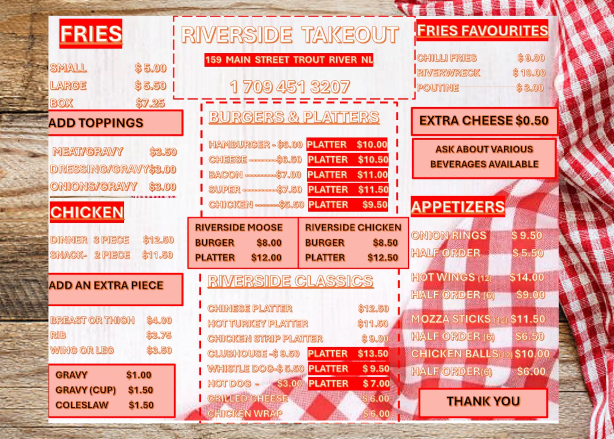 Riverside Takeout updated their cover... - Riverside Takeout