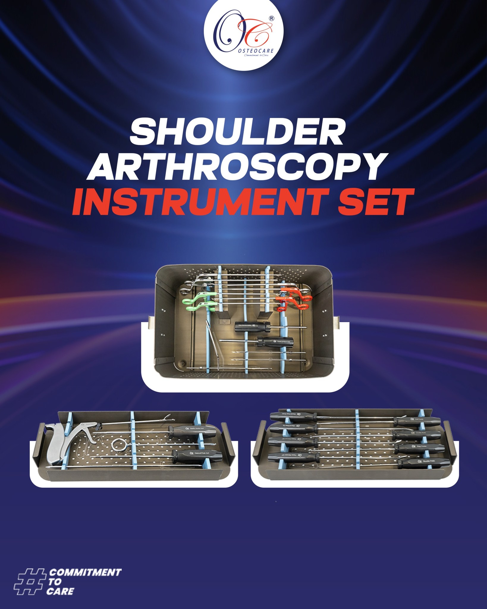 🔹 Shoulder Arthroscopy Instrument Set... - Osteocare Medical | Facebook