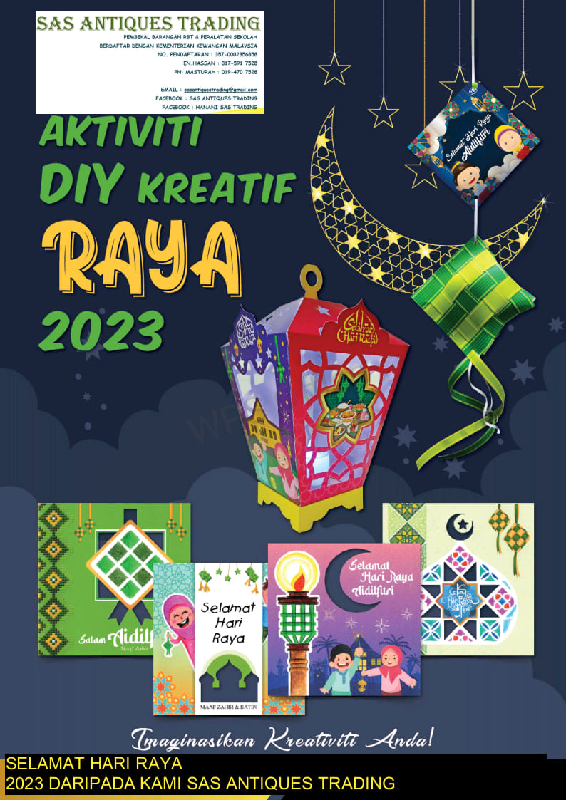 😍😍Project Aktiviti DIY RAYA 2023 😍😍... - Hanani Sas Trading | Facebook