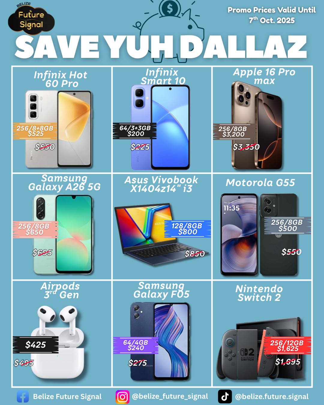Belize - 🎉 SAVE YUH DALLAZ with Belize Future Signal! 🎉 We’ve got the ...