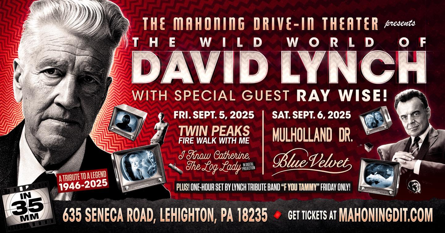 David Lynch tribute at Mahoning Drive-In Theater