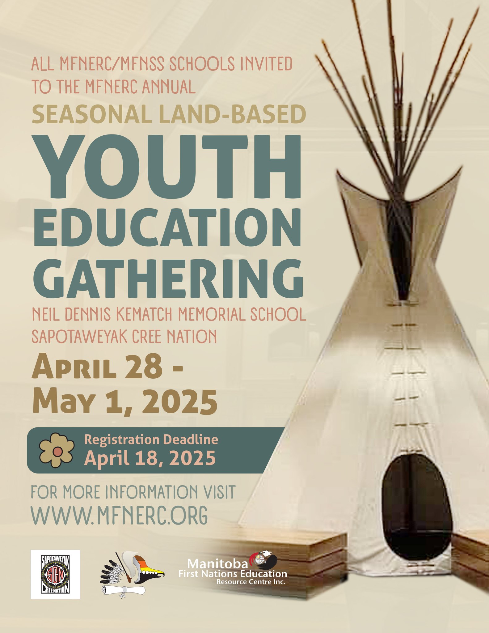 Manitoba - 🚨 REMINDER for MFNERC & MFNSS Schools! 🚨 The Seasonal Land ...