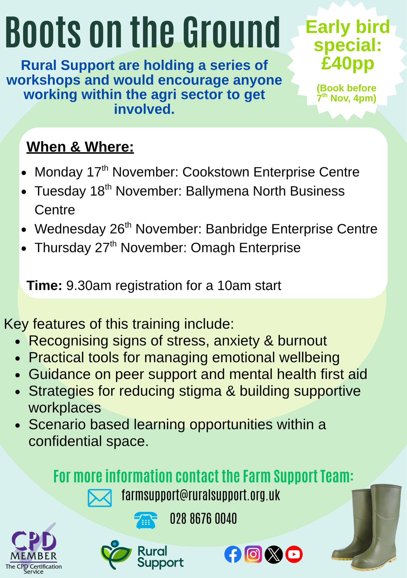 Rural - 🤠We are delighted to announce we are hosting a series of mental ...