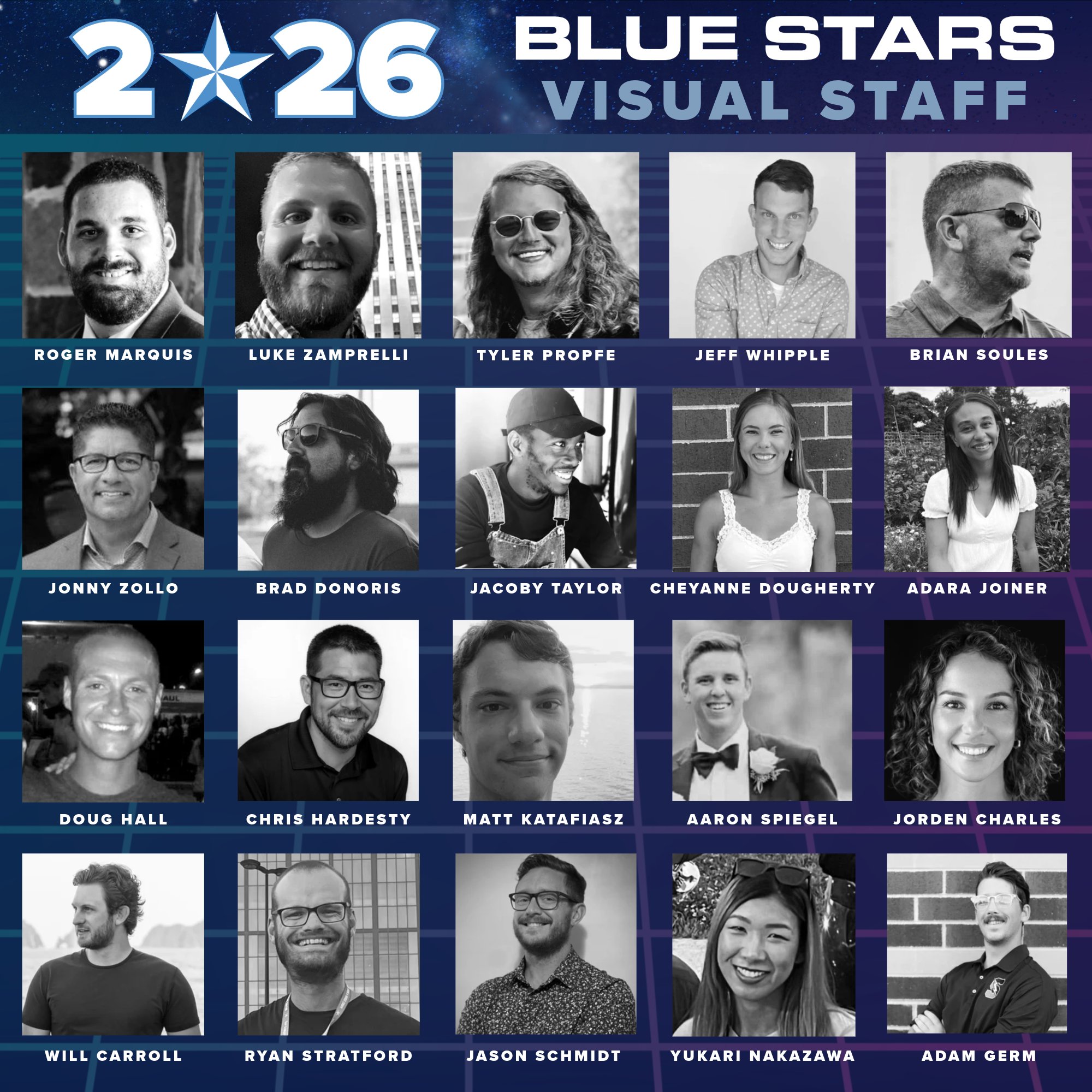 Blue - Introducing the new and returning members of the 2026 Blue Stars ...