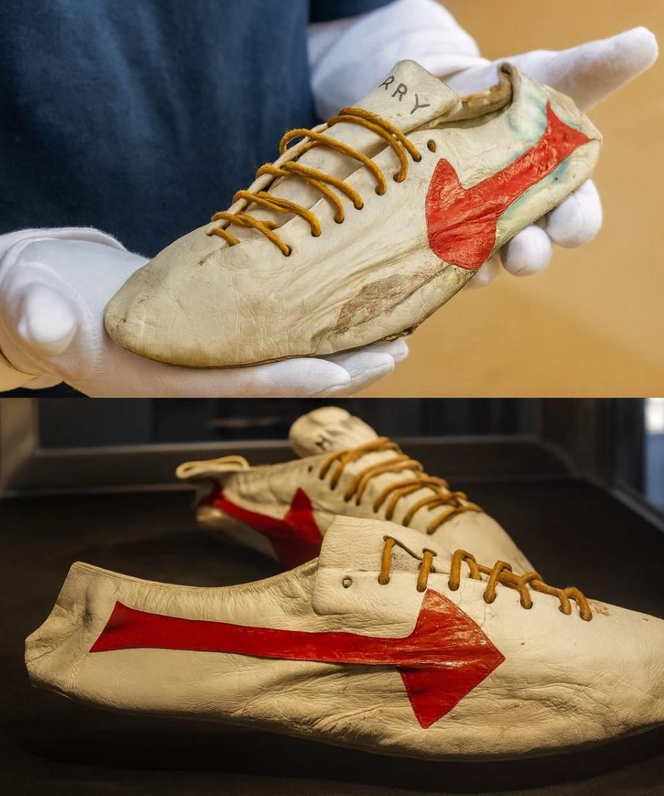 These are Steve Prefontaine's own Nike Kenya Red racing shoes