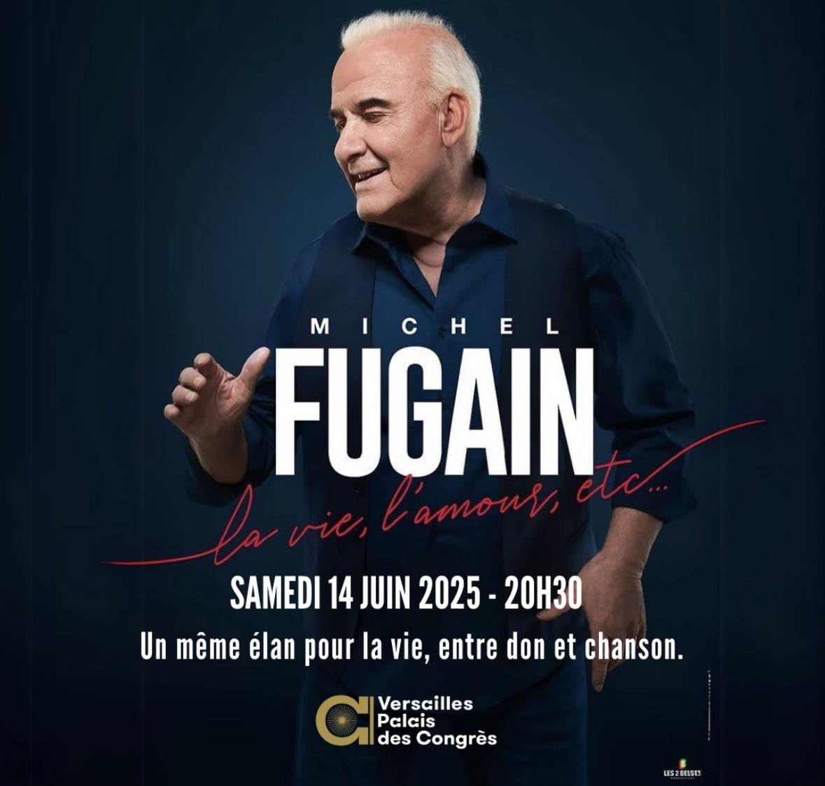Versailles - 🎶 Michel Fugain en concert au Palais des Congrès de ...