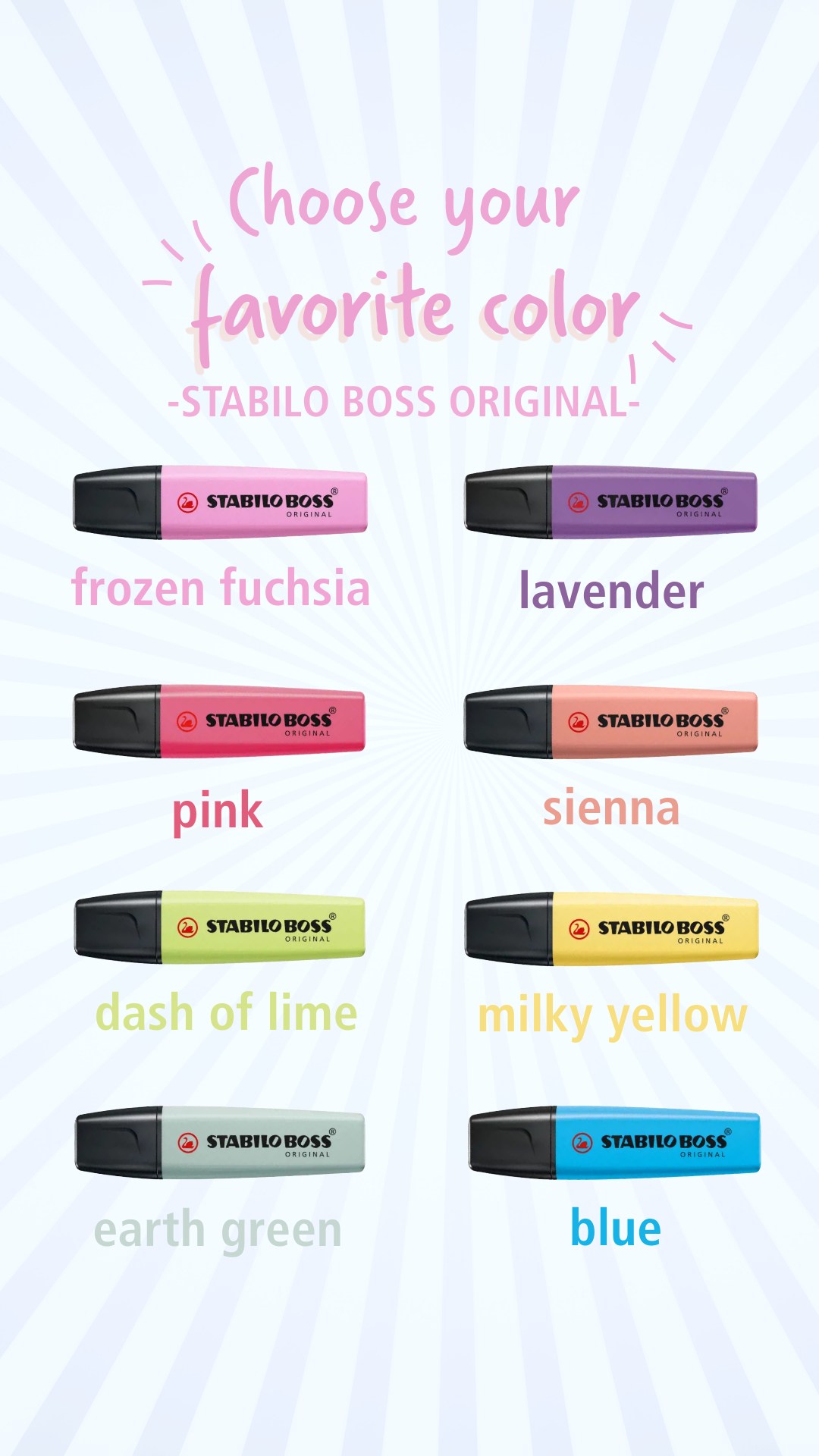 STABILO - Let us know: which BOSS would you choose? 😉 🎨💫 🖍: STABILO ...