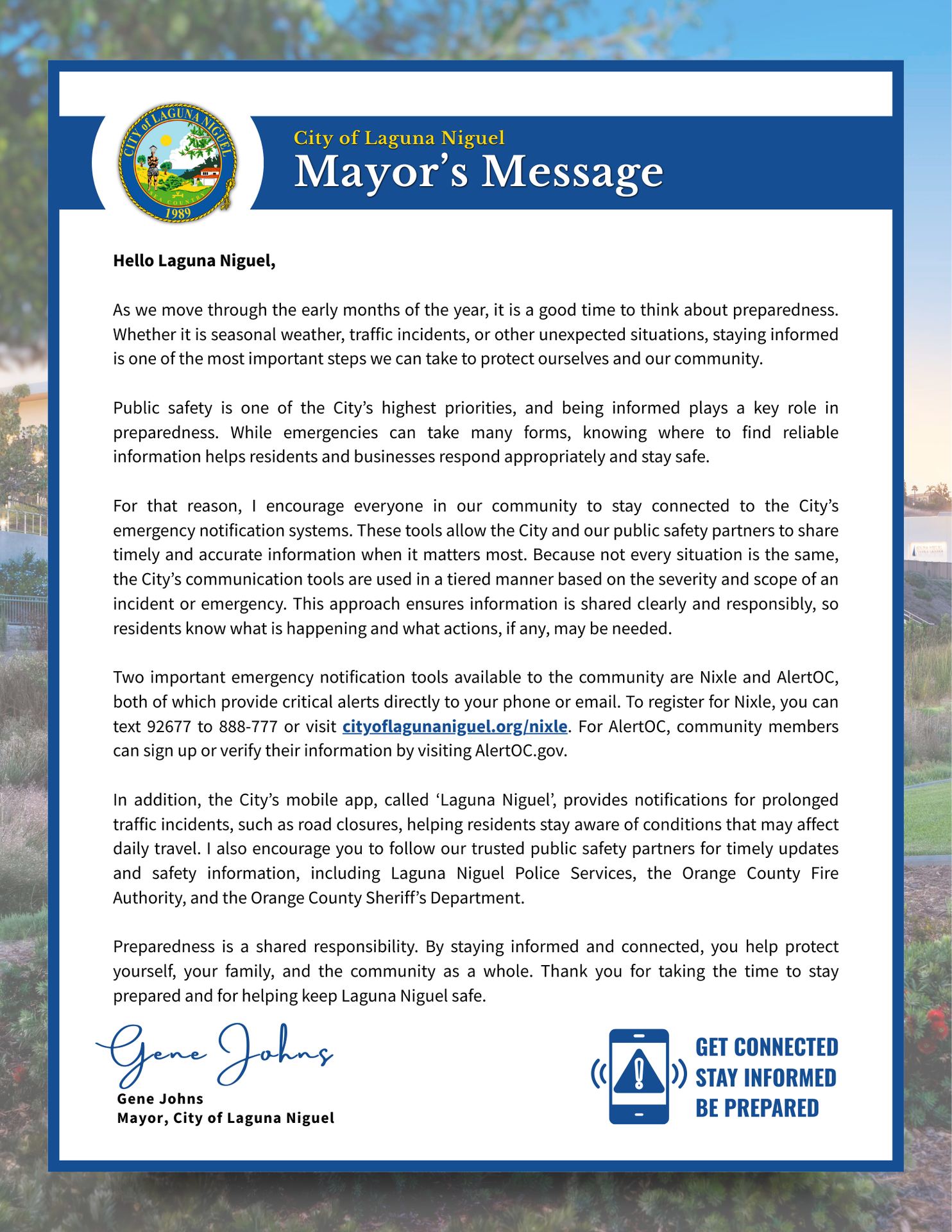 City - Download this week's E-Newsletter http://joom.ag/0xsp | Facebook