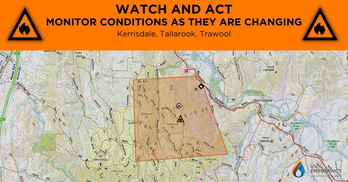 VicEmergency - ** This warning has been updated. Stay... | Facebook