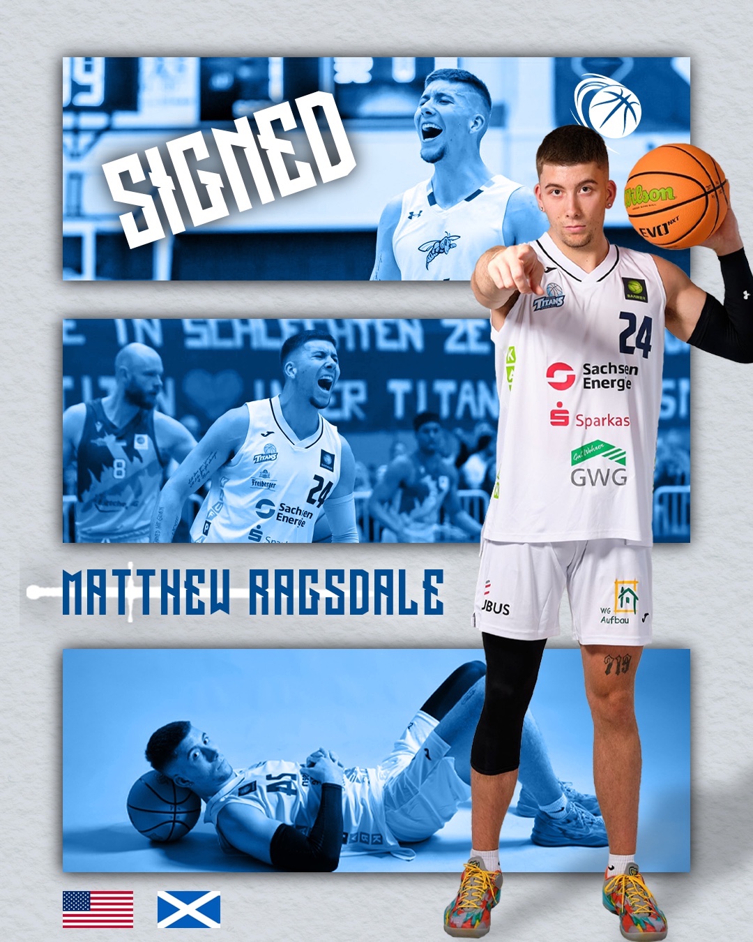 Caledonia - A new Gladiator joins the fight! Guard Matthew Ragsdale ...