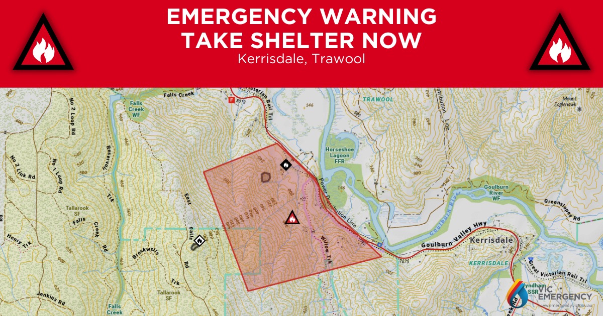 VicEmergency - ** This warning has been updated. Stay... | Facebook