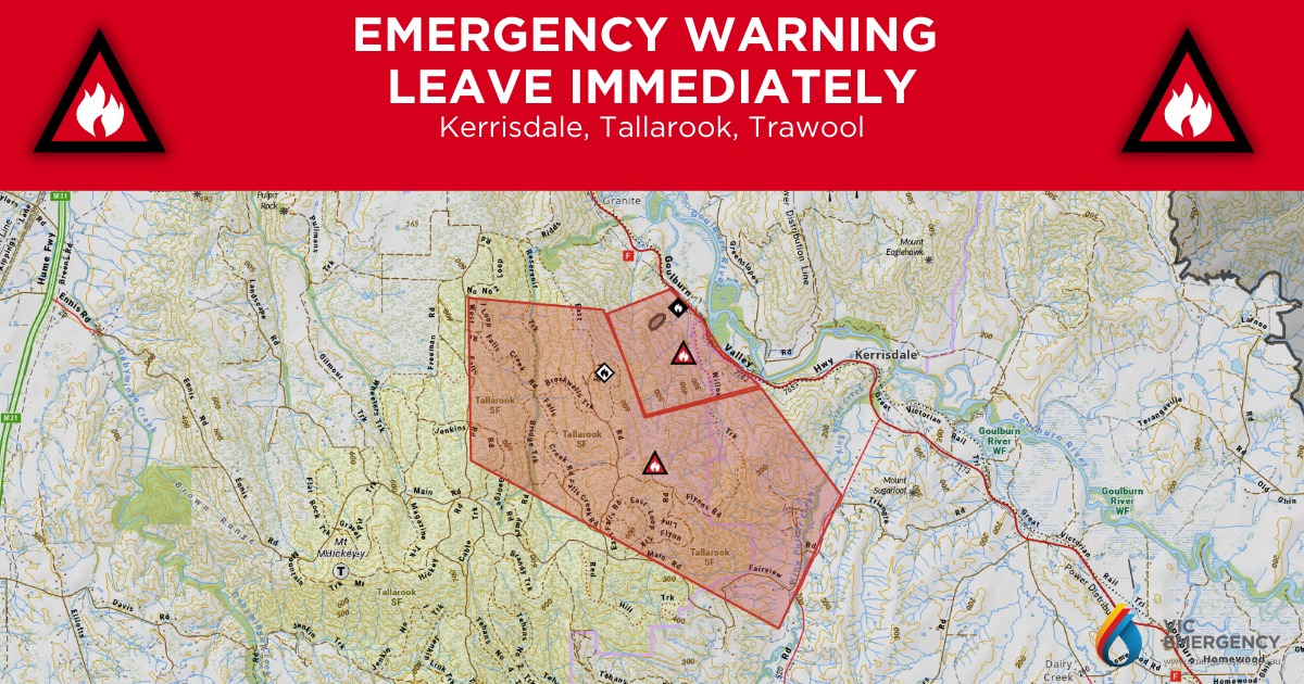 VicEmergency - ** This warning has been updated. Stay... | Facebook