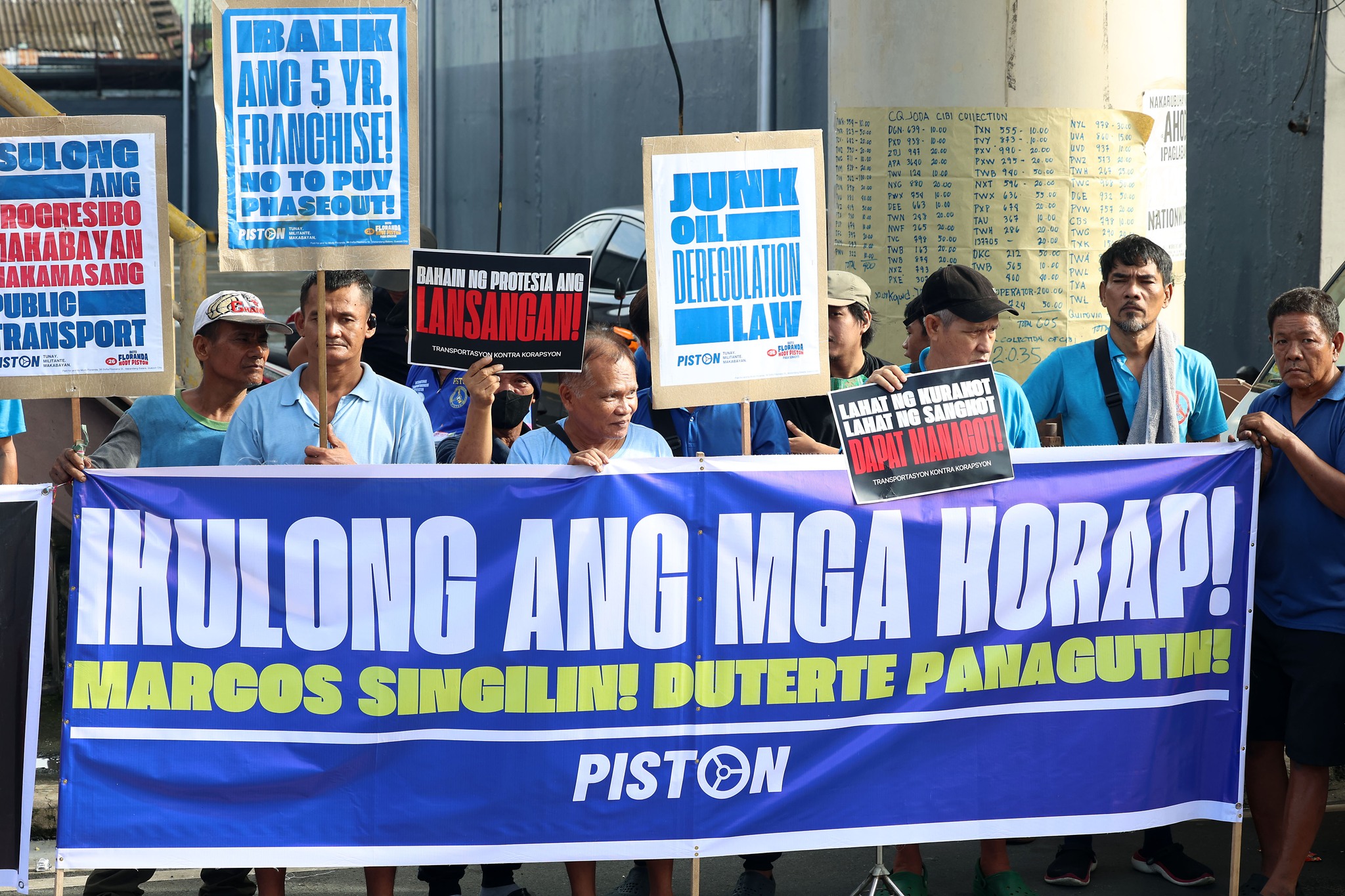 Philstar.com - TIGIL-PASADA LABAN SA KORAPSYON Drivers and operators of ...