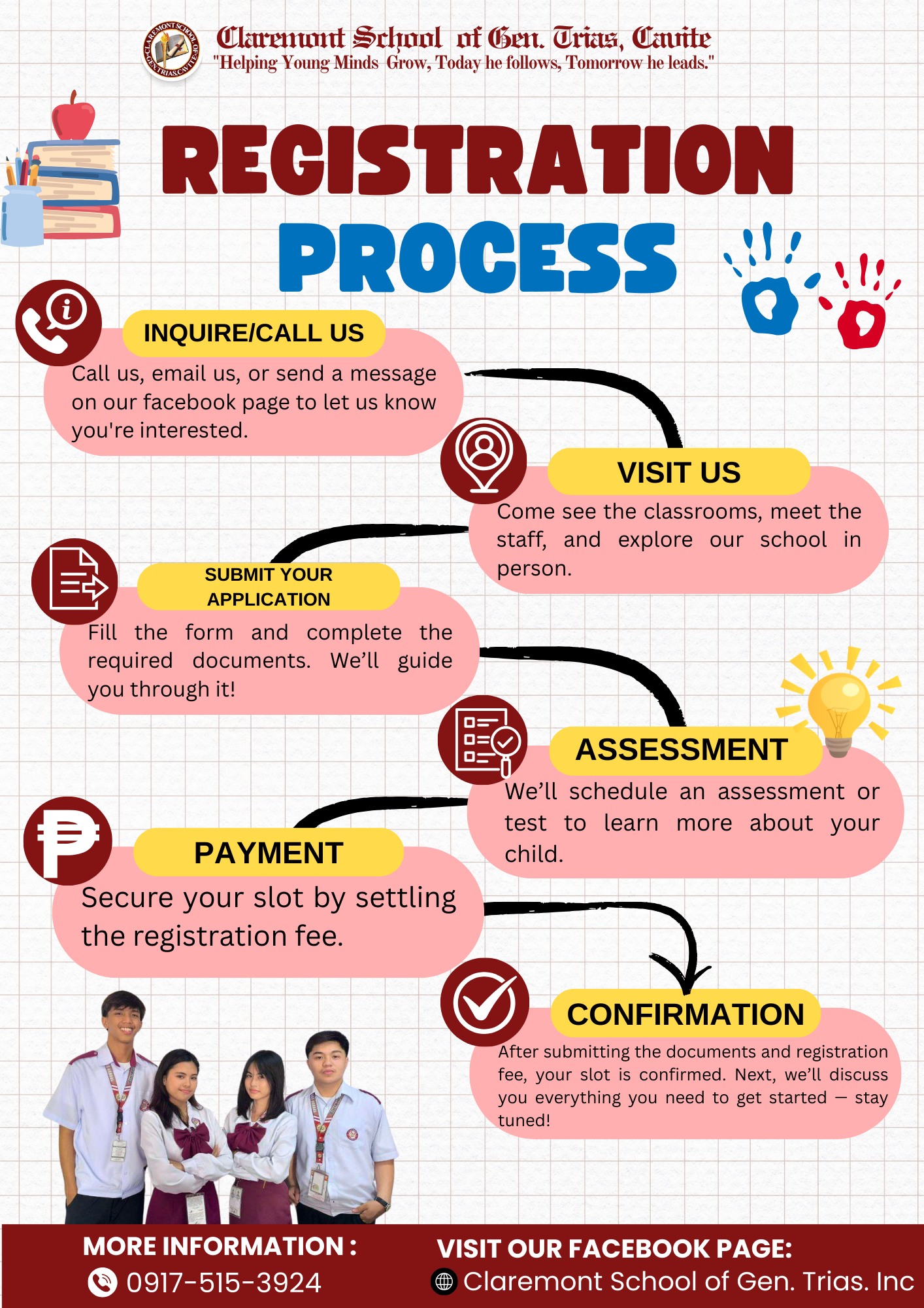 Claremont - 📌 Enrollment is now open for SY 2025–2026! Follow our ...