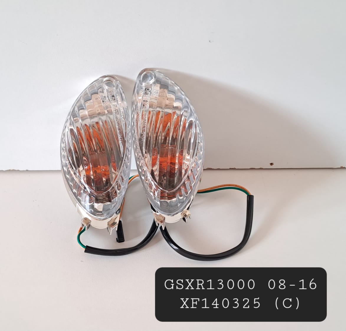 Clear Front Indicator Lenses For BMW R 1100 RS / R 1150 RS (WhiteLights Germany)