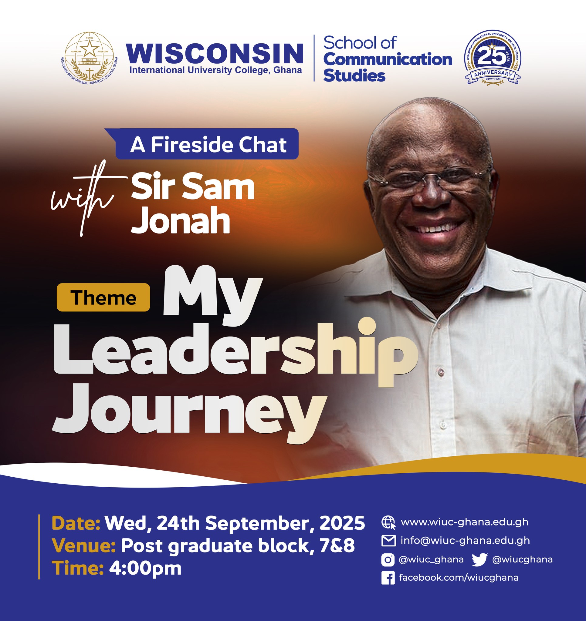 Wisconsin - Join us for an inspiring conversation as Sir Sam Jonah ...