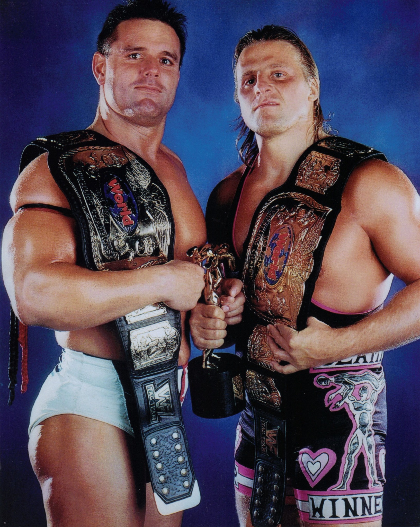 1996 WWF Tag Team Champions the British Bulldog Davey Boy Smith 